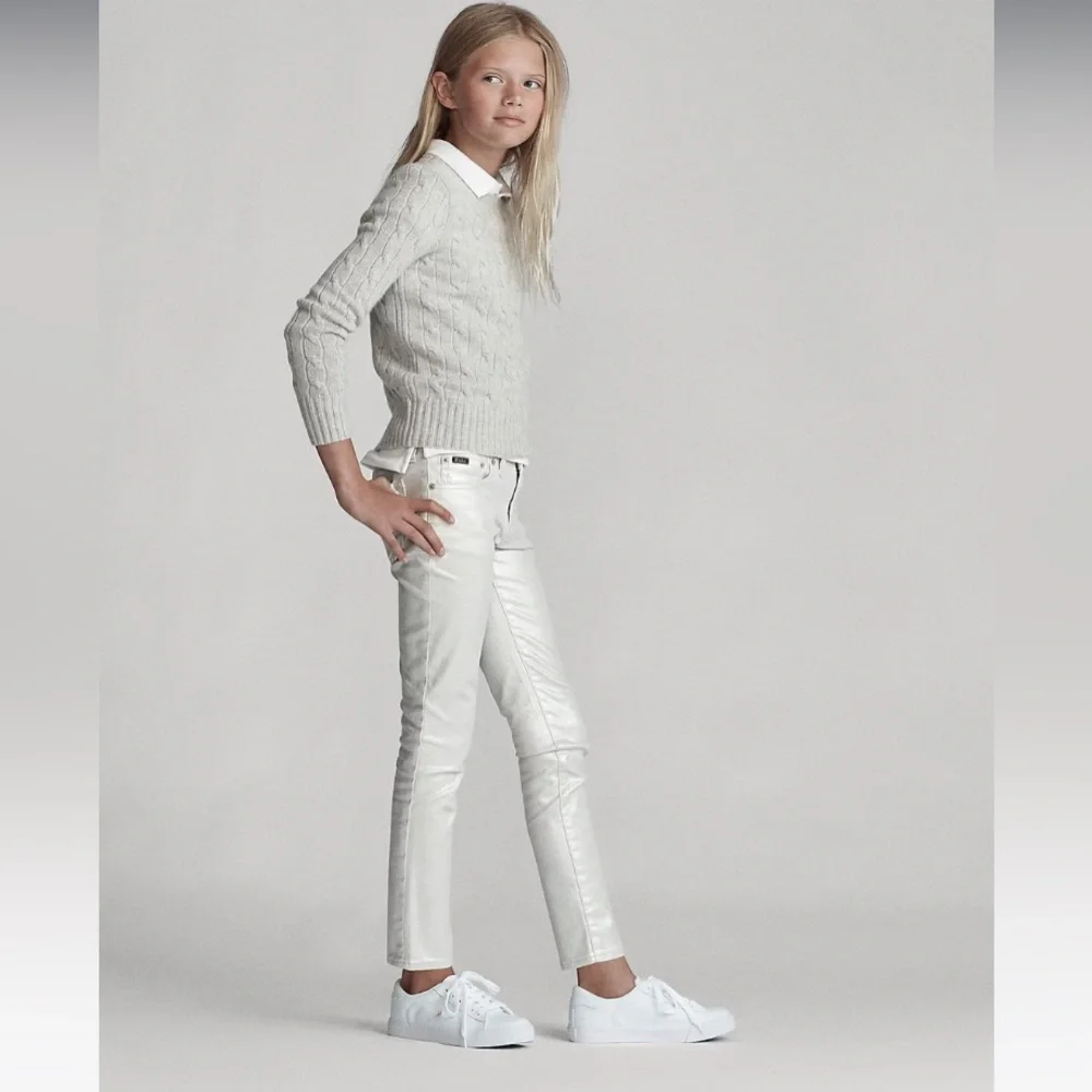 Ralph Lauren Tompkins Metallic Jeans Girls